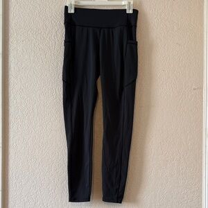 Sleek Black High-Rise Leggings